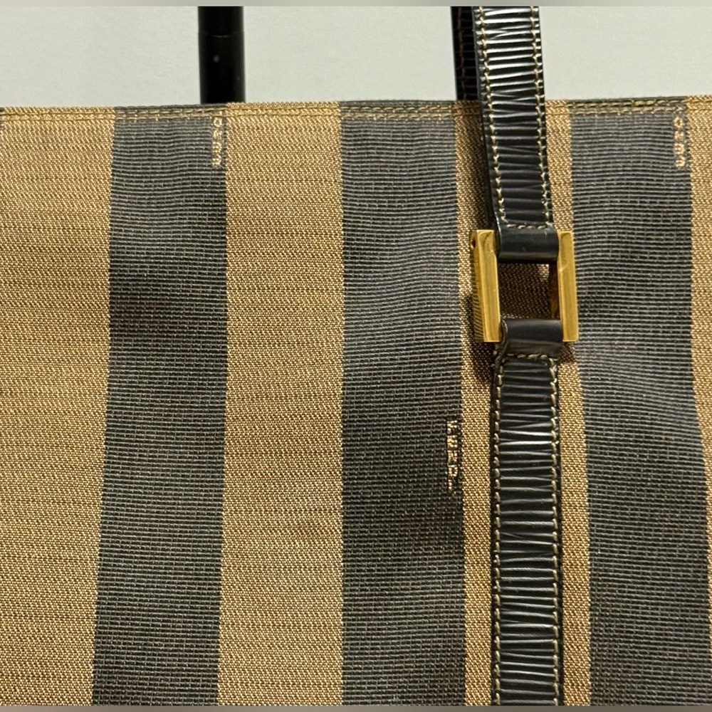 Fendi Pequin Zip Large Tote Bag - Picture 12 of 16